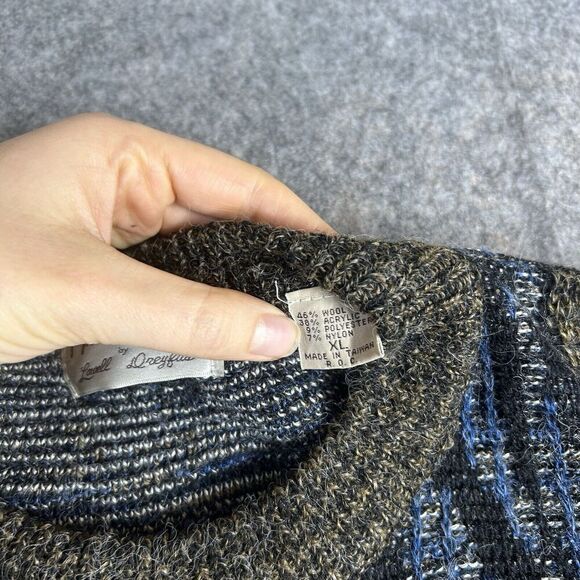 Vintage Michael Jordan by Lowell Dreyfus Y2K Sweater Mens XL Wool Multicolor - Picture 2 of 9